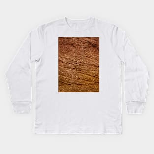 Sandstone rock texture Kids Long Sleeve T-Shirt